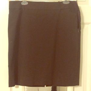 Ann Taylor Loft dark brown skirt
